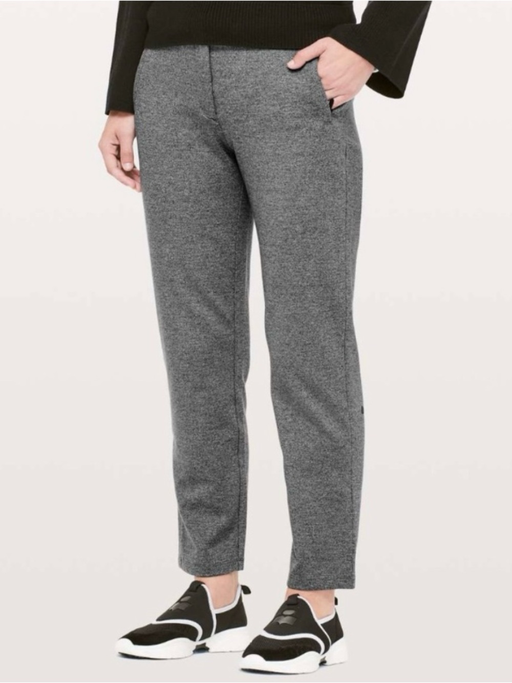Lululemon On The Move Pant Ponte Heathered Grey Size 4